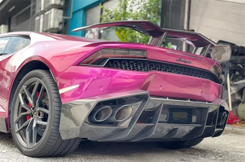 Carbon Fiber M Style Rear Diffuser - Lamborghini Huracan