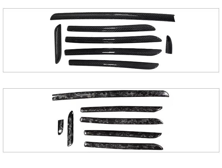 Pre-Preg Carbon Fiber Interior Trims Complete Set (14pc) - Audi A3/S3/RS3 8Y 8y.5 - Image 8