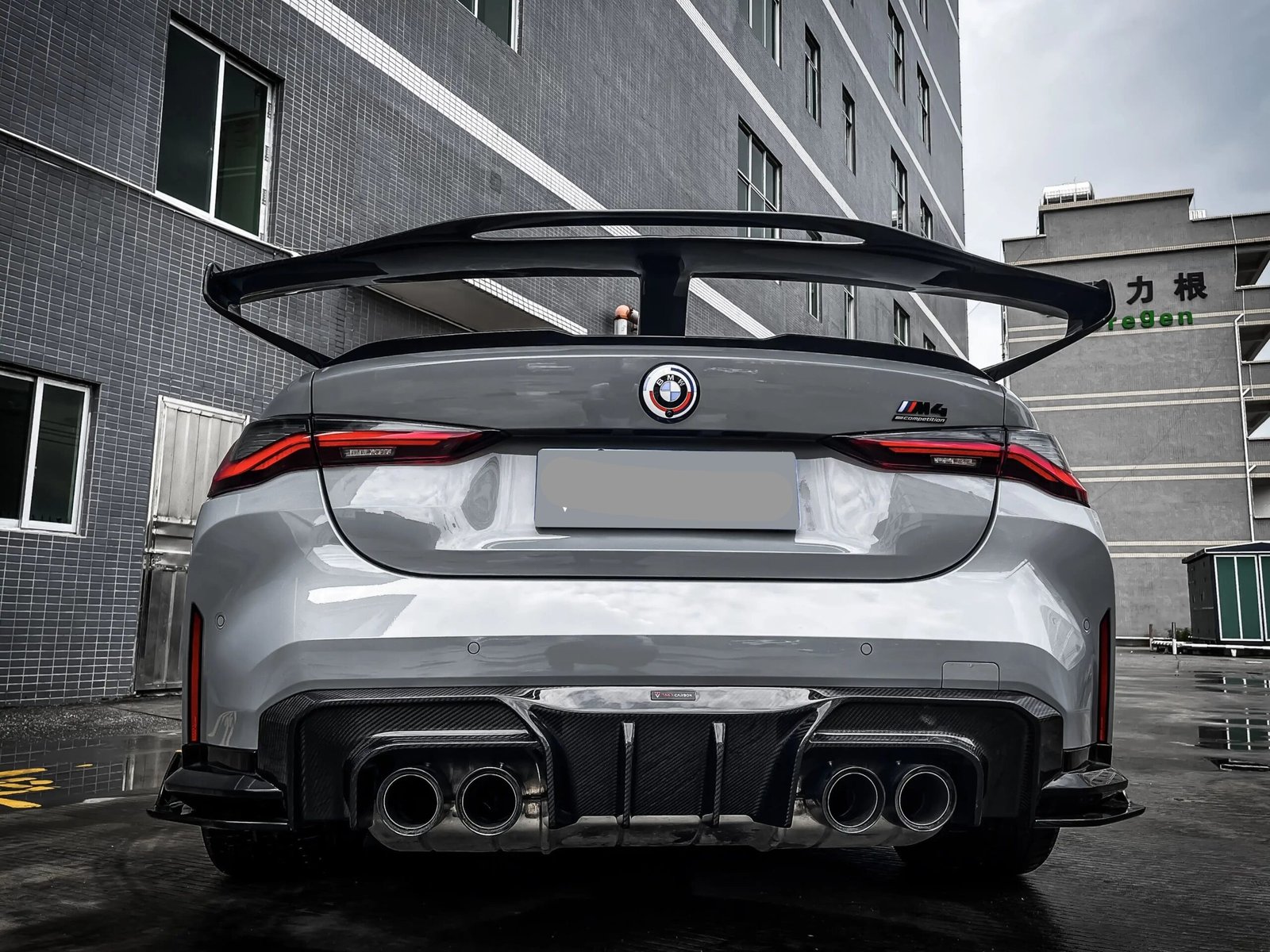 Prepreg Carbon Fiber TK Agressive Large Rear Trunk Wing - BMW M3 G80 M4 G82