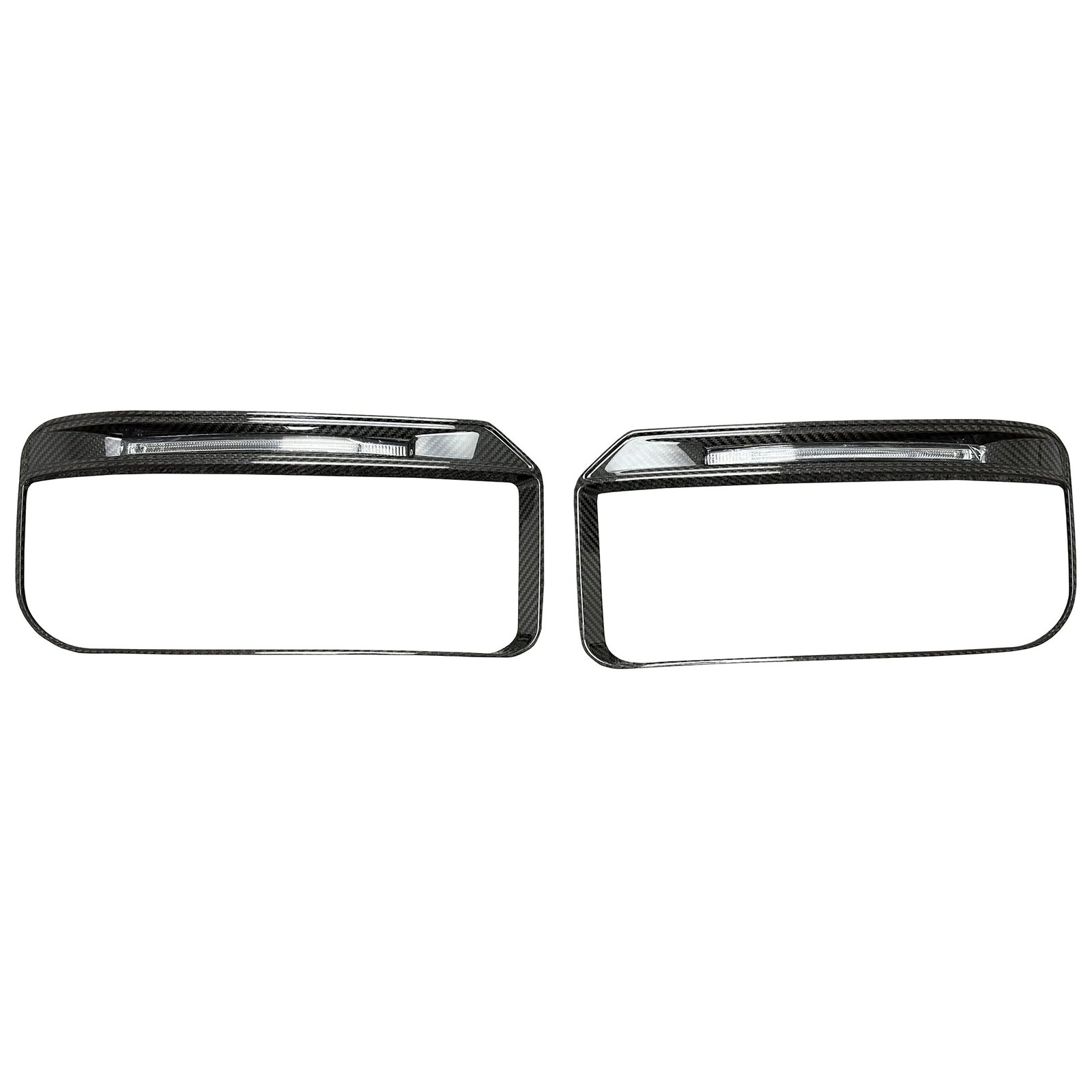 Carbon Fiber Front Bumper Fog Lamp Cover - Mercedes Benz G-Class W464 G63 AMG G500 2019-2024