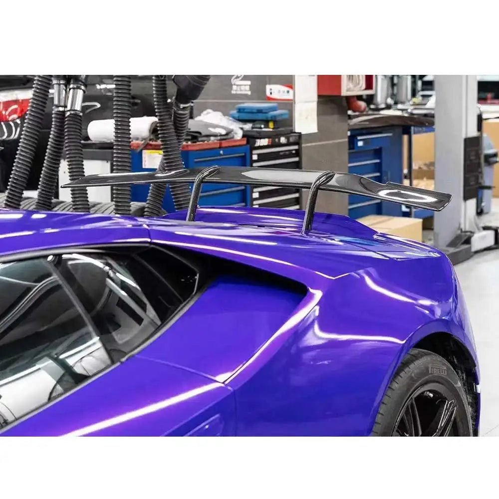 N style Carbon Fiber Rear Trunk Spoiler Wing - Lamborghini Huracan LP580/LP610/EVO