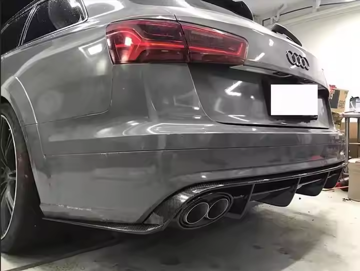 Carbon Fiber Exhaust tip - Audi A3 A4 A5 A6 A7 S3 S4 S5 S6 S7 RS3 RS4 RS5 RS6 RS7