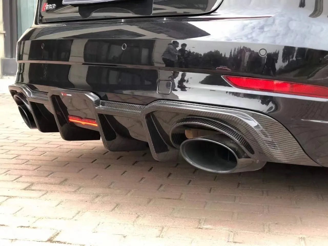 Carbon Fiber Rear Diffuser V2 - AUDI RS3 Sedan 2017-2019 - 图片 4