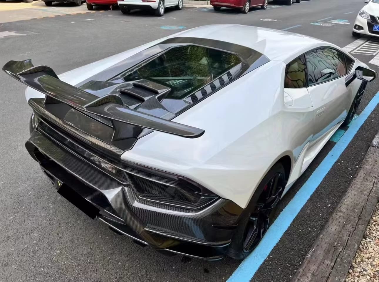 Lamborghini Huracan Carbon Fiber Performante Style Full Conversion Kit