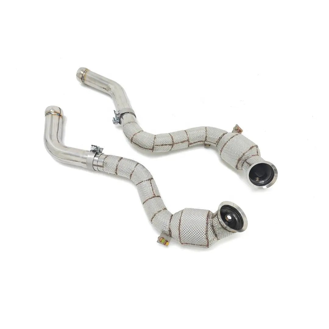 High Performance Catless Down Pipes - Mercedes Benz W205 C63 C63S AMG