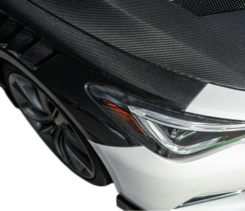 Carbon Fiber Vented Fender Replacement V2 - Infiniti Q60