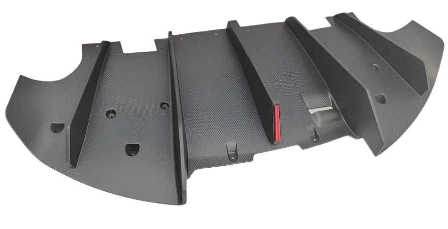 Carbon Fiber V Style Rear Diffuser w/LED - Lotus Emira