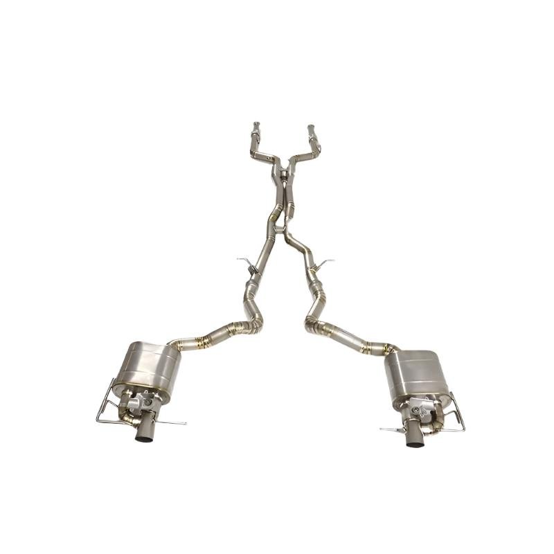 Valved Titanium Alloy Performance Catback Exhaust System - Mercedes Benz AMG C43 W205