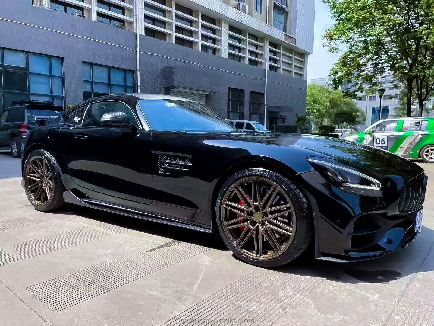 Paktechz Carbon Fiber Side Skirts V1 - Mercedes Benz AMG GT GTS C190 2014-2018