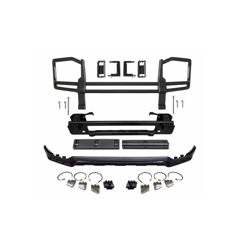Black Front Bull Crash Bar Guard - Mercedes G63 AMG W465 2024+ G500 G450d