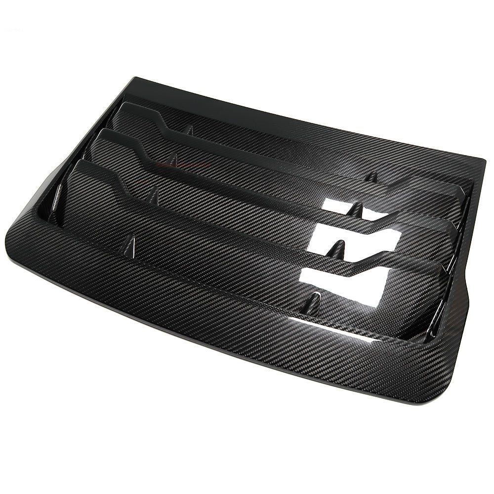 Carbon Fiber Vented Hood Bonnet Trim Cover - Ford F150 F-150 Raptor 2015-2020