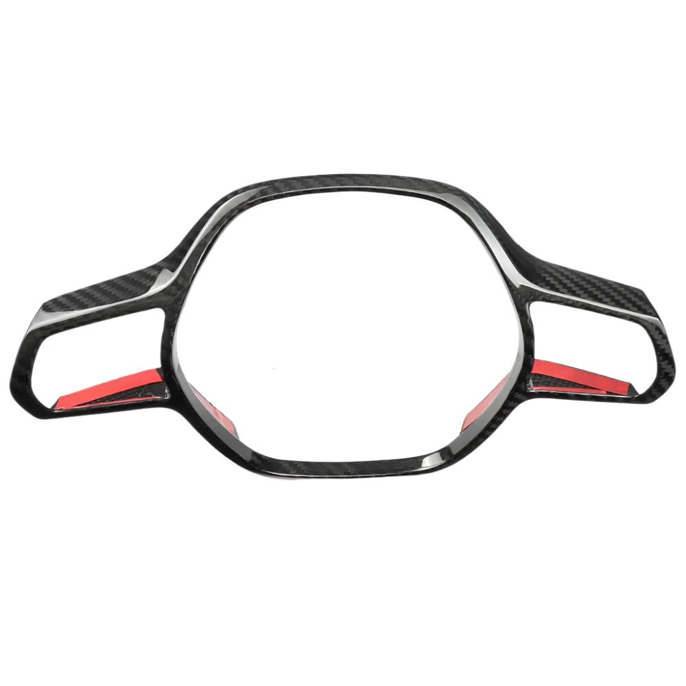 Carbon Fiber Steering Wheel Cover Frame Interior - Acura Integra A-Spec Type S 2023+