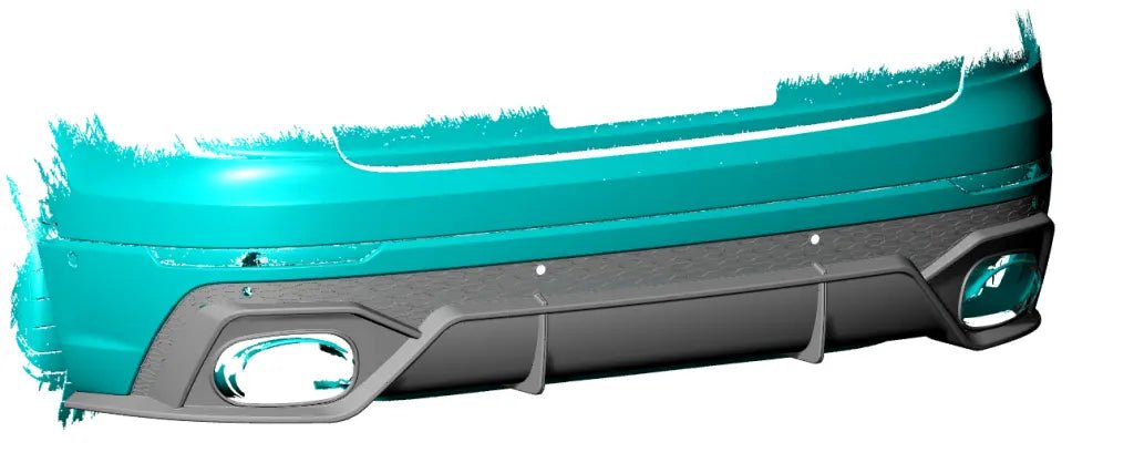 Carbon Fiber Rear Diffuser - Audi RSQ8 Q8 Sport 2019-2023 - 图片 3