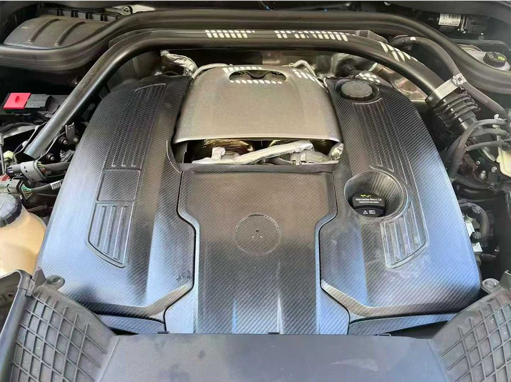 Carbon Fiber Engine Cover Replacement - Mercedes G Class W465 G63 G500 G450D