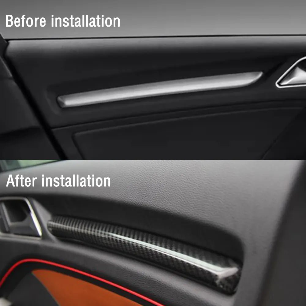 Carbon Fiber Interior Semi Kit Panel Trims - Audi A3 S3 RS3 8V 2016-2019