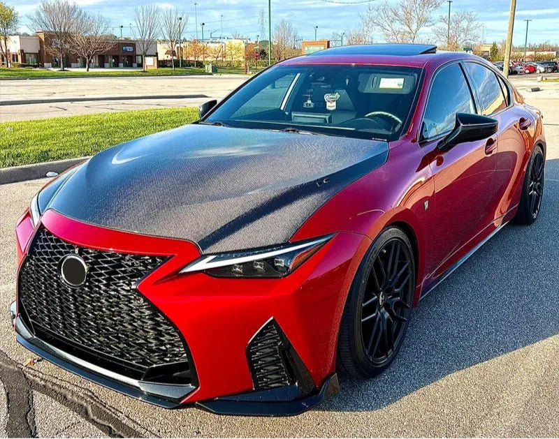 Carbon Fiber OEM Style front Hood - Lexus IS 300, IS 350, and IS 500 2021-2025