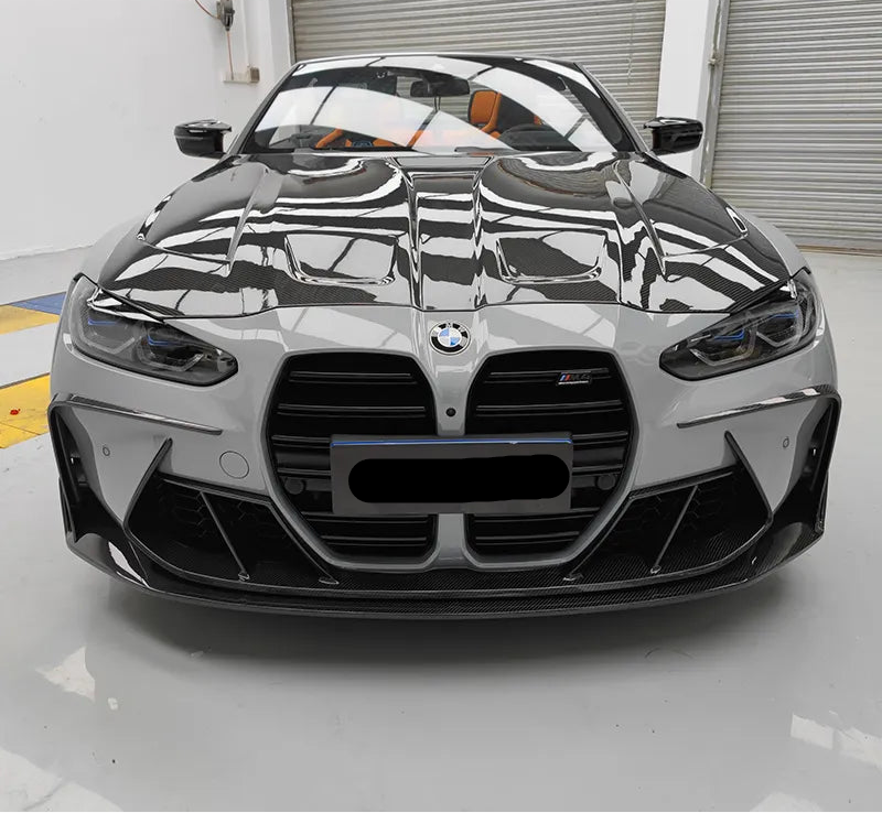 Prepreg Carbon Fiber Paktech Front Lip - BMW M3 G80 M4 G82 G83