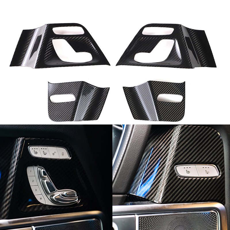 Carbon Fiber Interior Door Panel Seat adjustment Panel cover - Mercedes Benz G Wagon CLASS W464 W463A W465