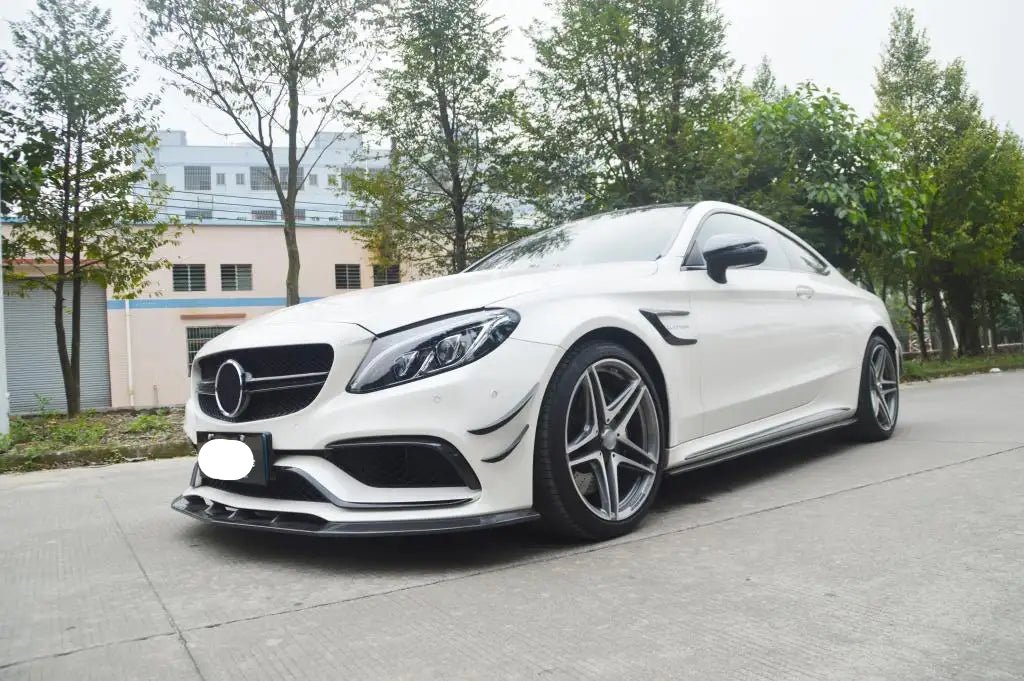Carbon Fiber Front Splitter Lip - Mercedes Benz W205 C63 AMG 15-18
