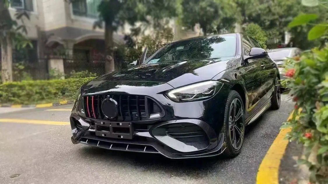 Carbon Fiber BRB Front Splitter Lip - Mercedes Benz C Class W206 C63 C43