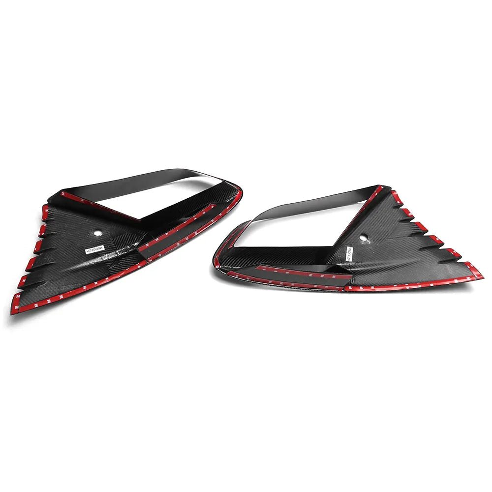 Dry Carbon Fiber Front Bumper Side Grille Vents - 2021-2024 Lotus Emira