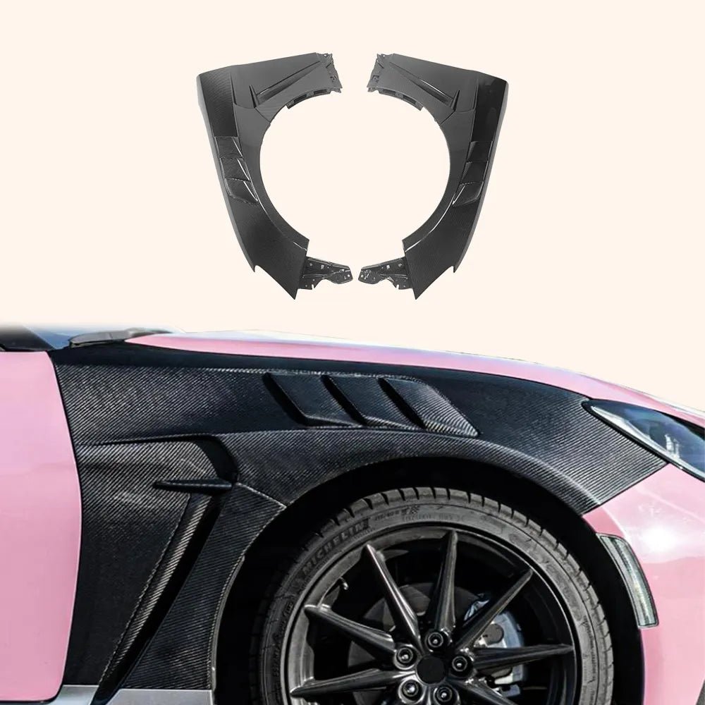 Carbon Fiber Front Vented Fender Replacement V2 - Subaru BRZ & Toyota GR86