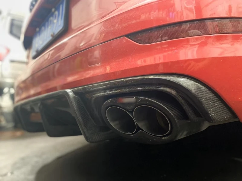 Carbon Fiber Exhaust Tip for Audi RS3 RS4 RS5 RS6 RS7 A3 A4 A5 A6 A7 Muffler Tip S4 S5 S6 S7 - 图片 6
