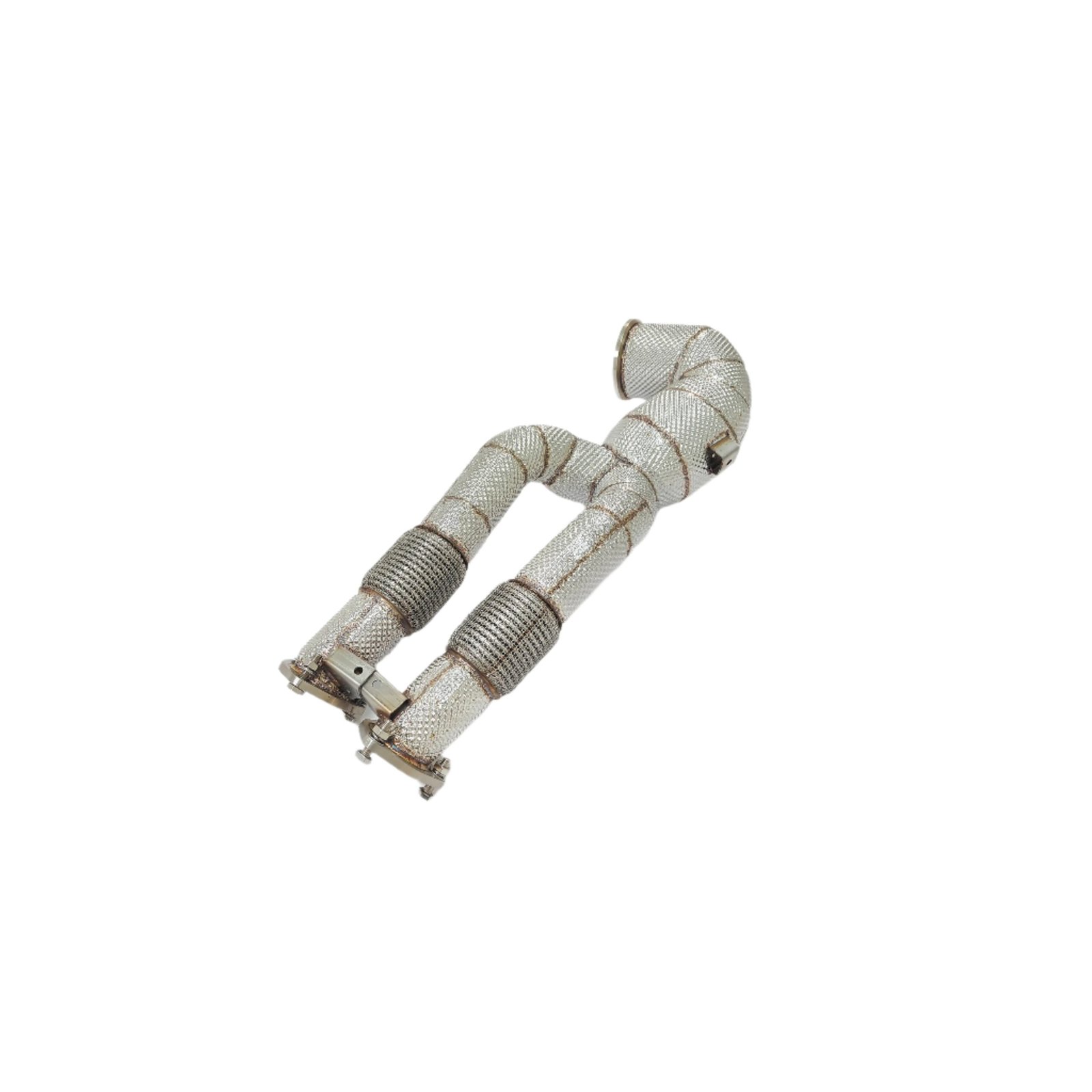 Racing High Flow Downpipe W/ Heatshield w/ Heat Shield - Audi TTRS RS3 2.5T - 图片 2