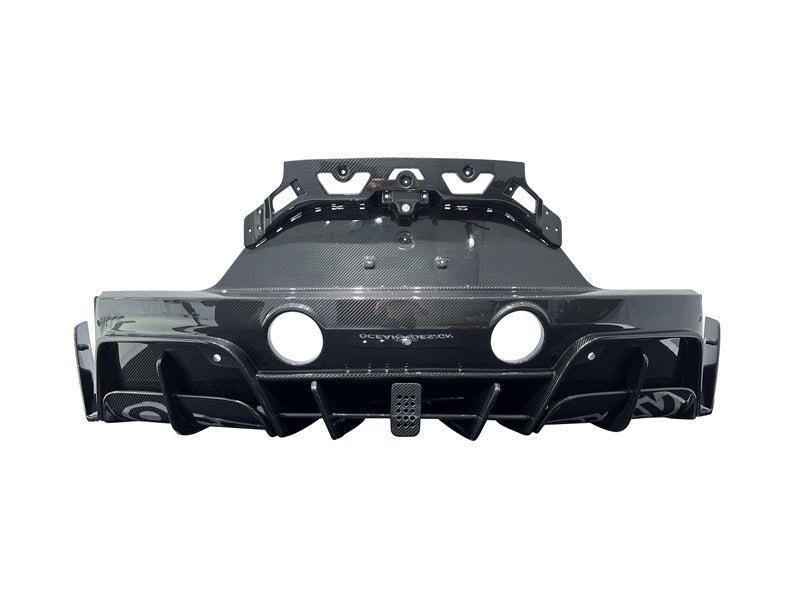 Dry Carbon Fiber MSY Style Rear Diffuser Replacement - Maserati MC20