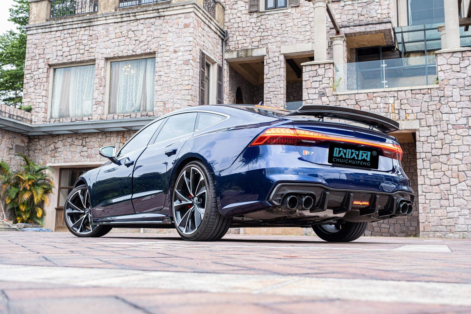 Prepreg Carbon Fiber Side Skirts Extensions - AUDI A7 S7 C8