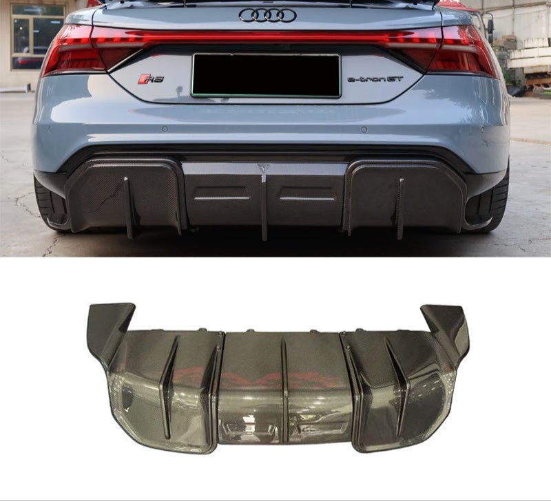 Carbon Fiber Rear Diffuser - Audi E-TRON GT