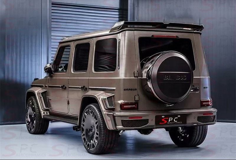 Carbon Fiber Rear B style rear Roof Spoiler - Mercedes G wagon G400 G500 G550 G63 W465
