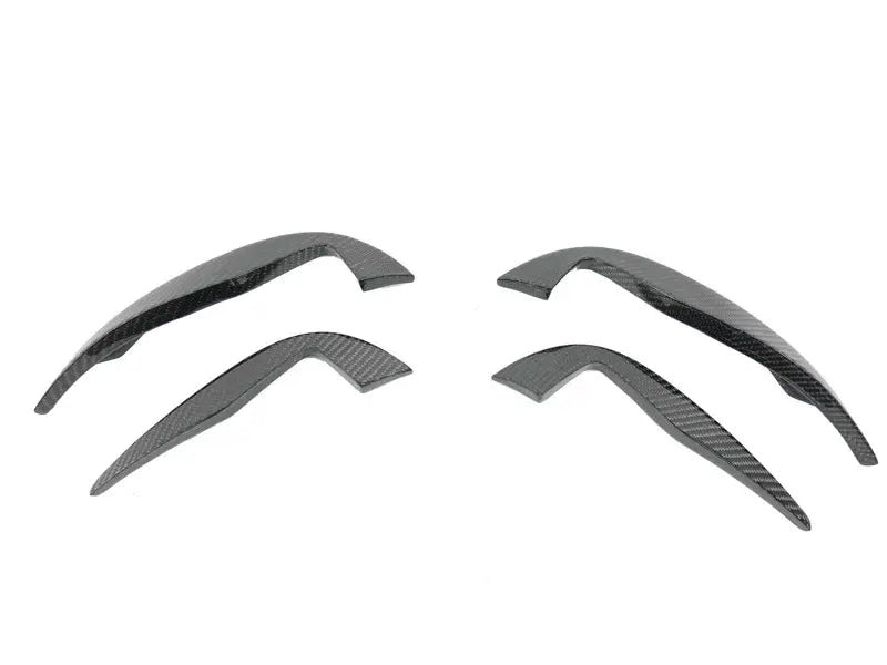 Carbon Fiber Front Bumper Canards - Audi TT RS MK3 TTRS 15-19