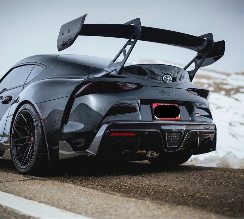 Carbon Fiber AD Style V3 Rear Trunk Wing - Toyota GR Supra A90 A91 MK5 2021+