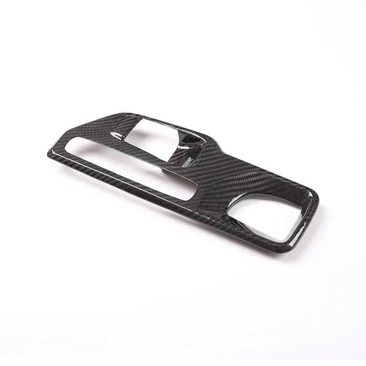 Carbon Fiber Center Control Gear Shift Button Panel Cover - Toyota GR Supra A90 2019+