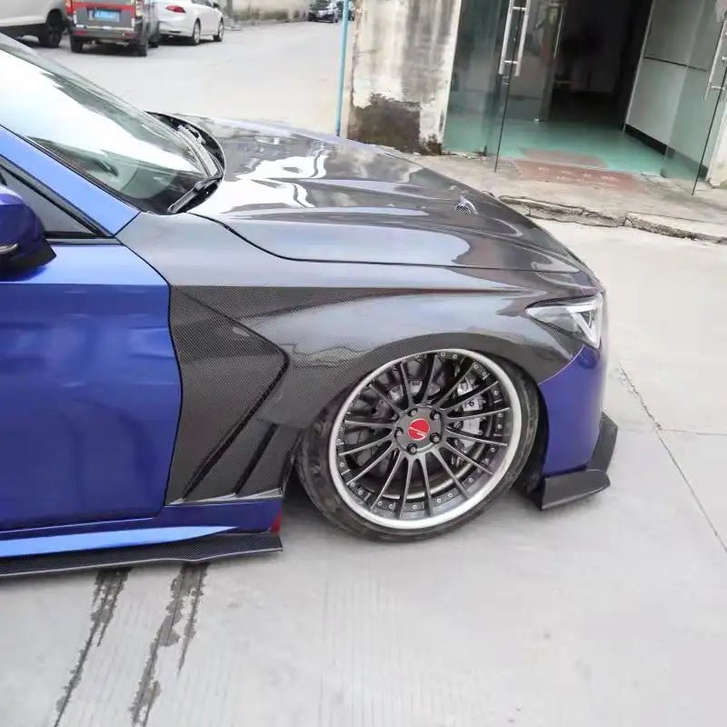 Carbon Fiber Front Side Fenders Set V1 - Infiniti Q60