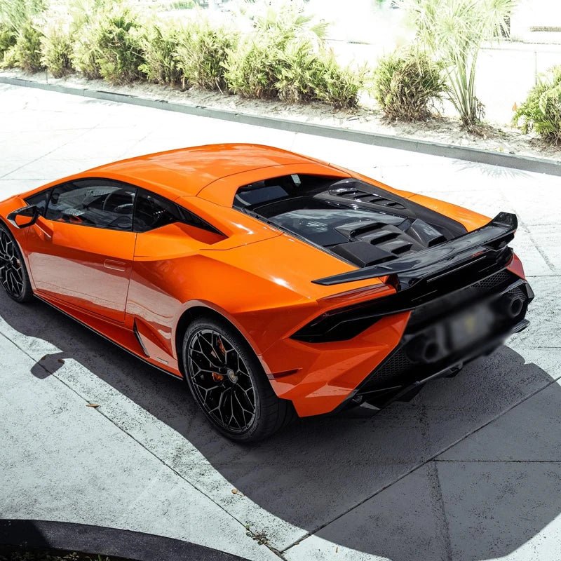 Carbon Fiber Tecnica Style Rear Wing w/ base - Lamborghini Huracan Evo LP610 LP580