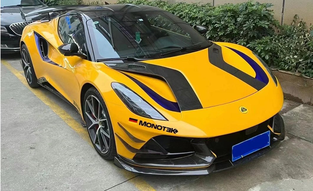 Carbon Fiber Front Bumper Trim Splitter - Lotus Emira