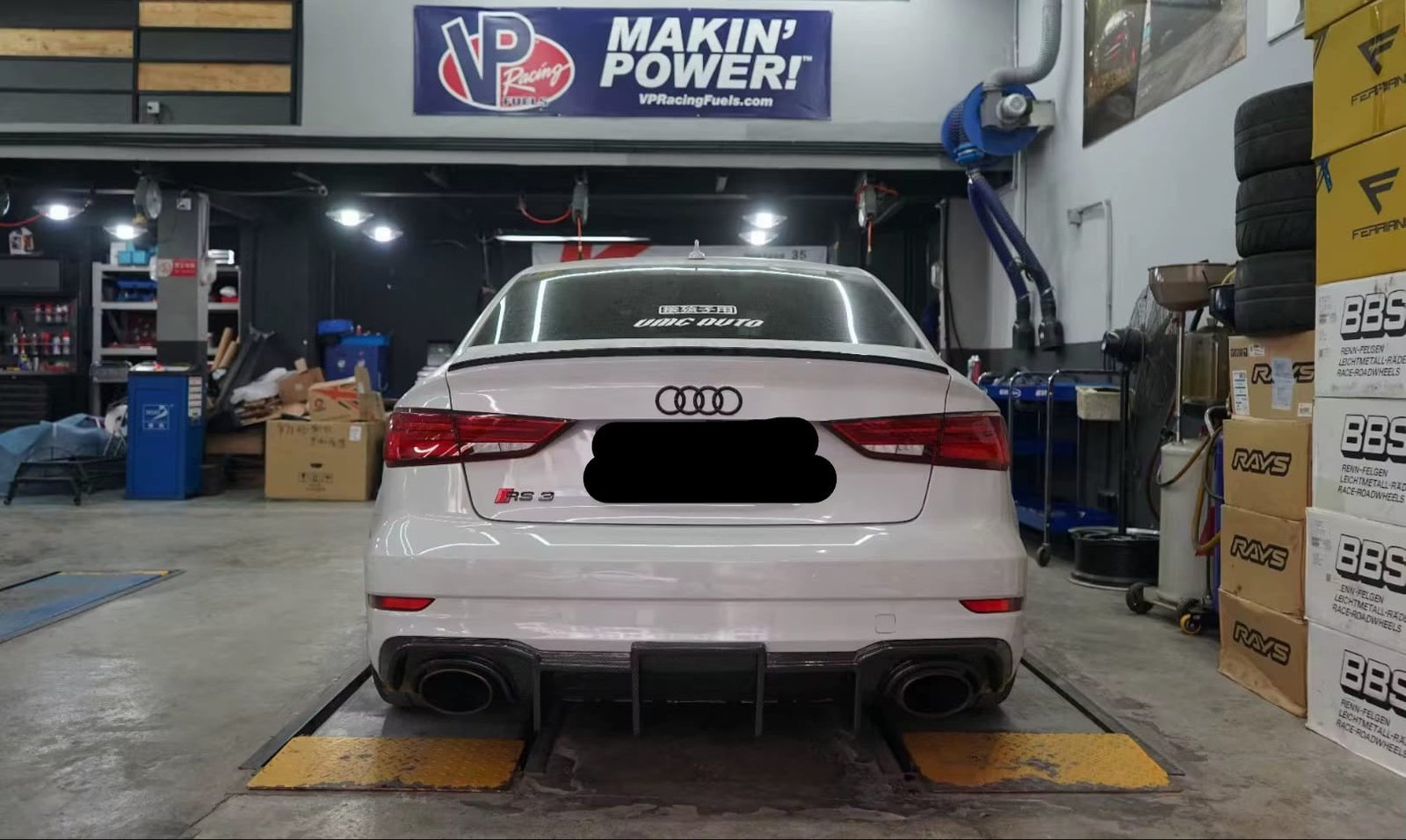 Carbon Fiber Rear Diffuser V2 - AUDI RS3 Sedan 2017-2019 - 图片 2