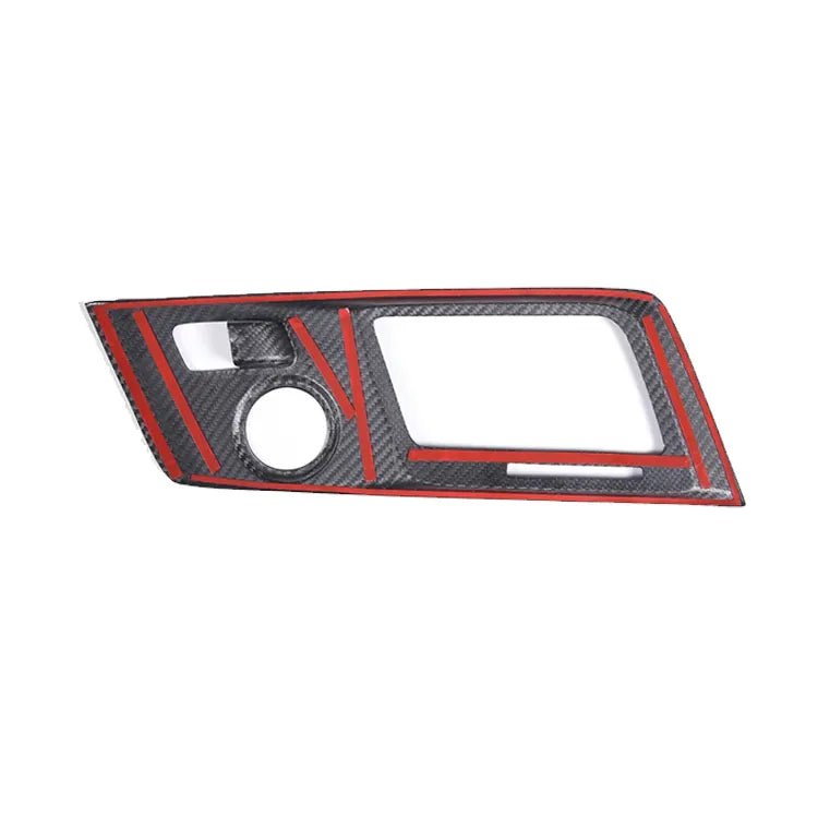 Carbon Fiber Interior Center Console Gear Shift Button Panel Frame - Corvette C7 Stingray ZR1 Z06 2014