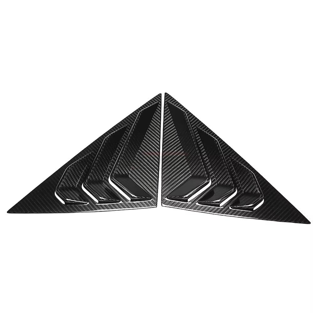Carbon Fiber Rear Window Louvers Vent Cover Trims - Acura Integra A-Spec Type S 2023+