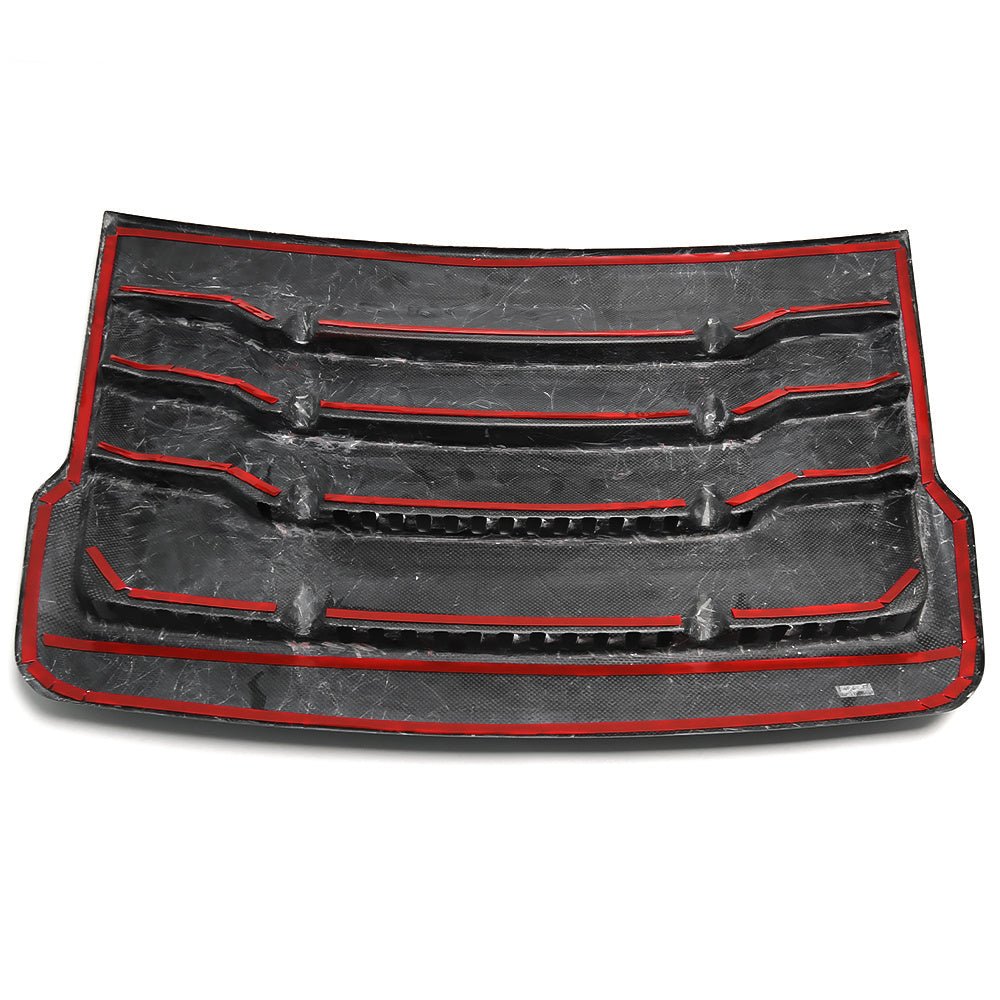 Carbon Fiber Vented Hood Bonnet Trim Cover - Ford F150 F-150 Raptor 2015-2020