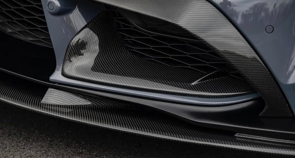Carbon Fiber Front Bumper Splitter canard Trim - Toyota Supra A90 A91 Mk5