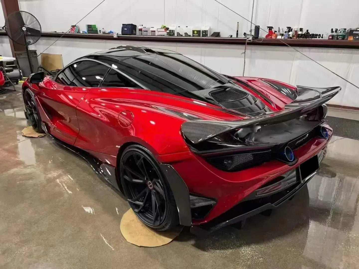 Full Carbon Fiber R Style Aero Kit - McLaren 720s 720