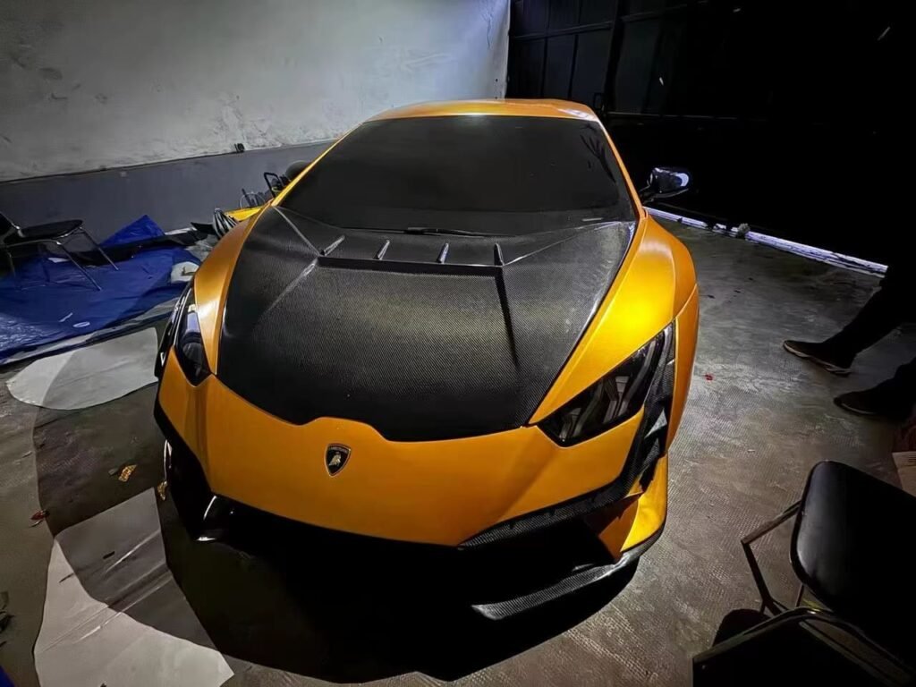 Tecnica Style Carbon Fiber Front Hood - Lamborghini Huracan LP580 LP610 EVO