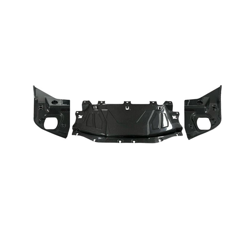Dry Carbon Fiber Engine Bay Compartment Cover Plate Cooling Plates Set - Toyota Gr Supra A90 A91 Mk5