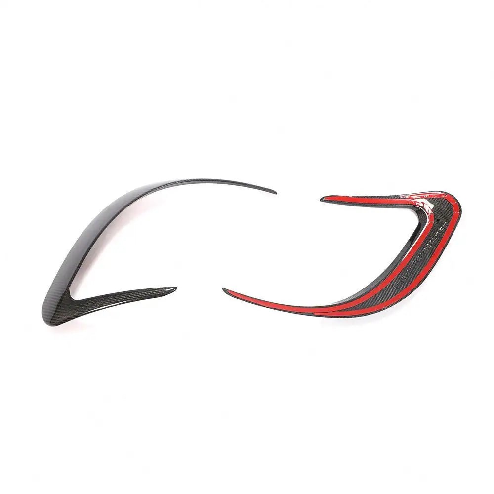 Carbon Fiber Rear Bumper Trims - Mercedes Benz AMG GT X290 Coupe GT43 GT50 GT53 2018 - 2021