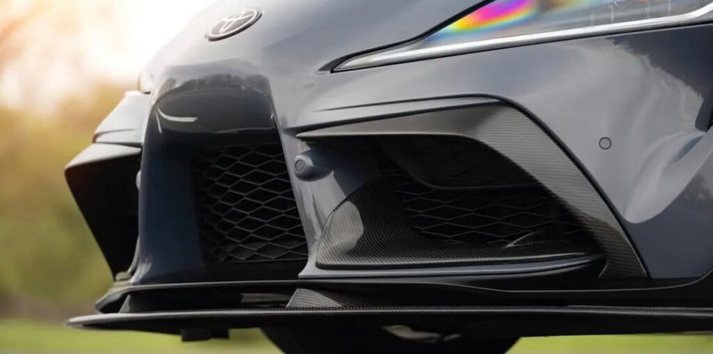Carbon Fiber Front Bumper Splitter canard Trim - Toyota Supra A90 A91 Mk5