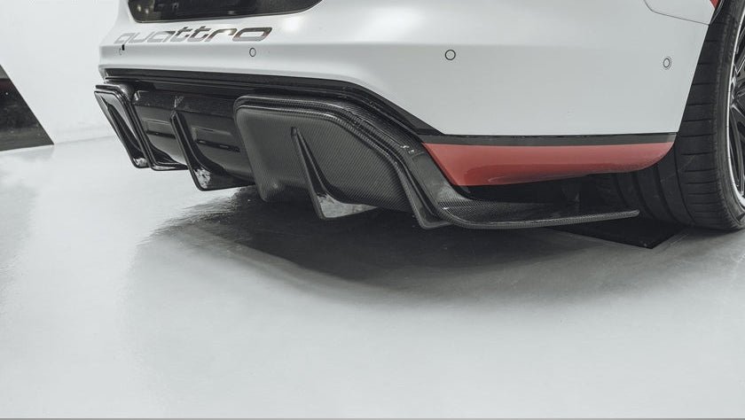 Carbon Fiber Rear Diffuser - Audi E-TRON GT