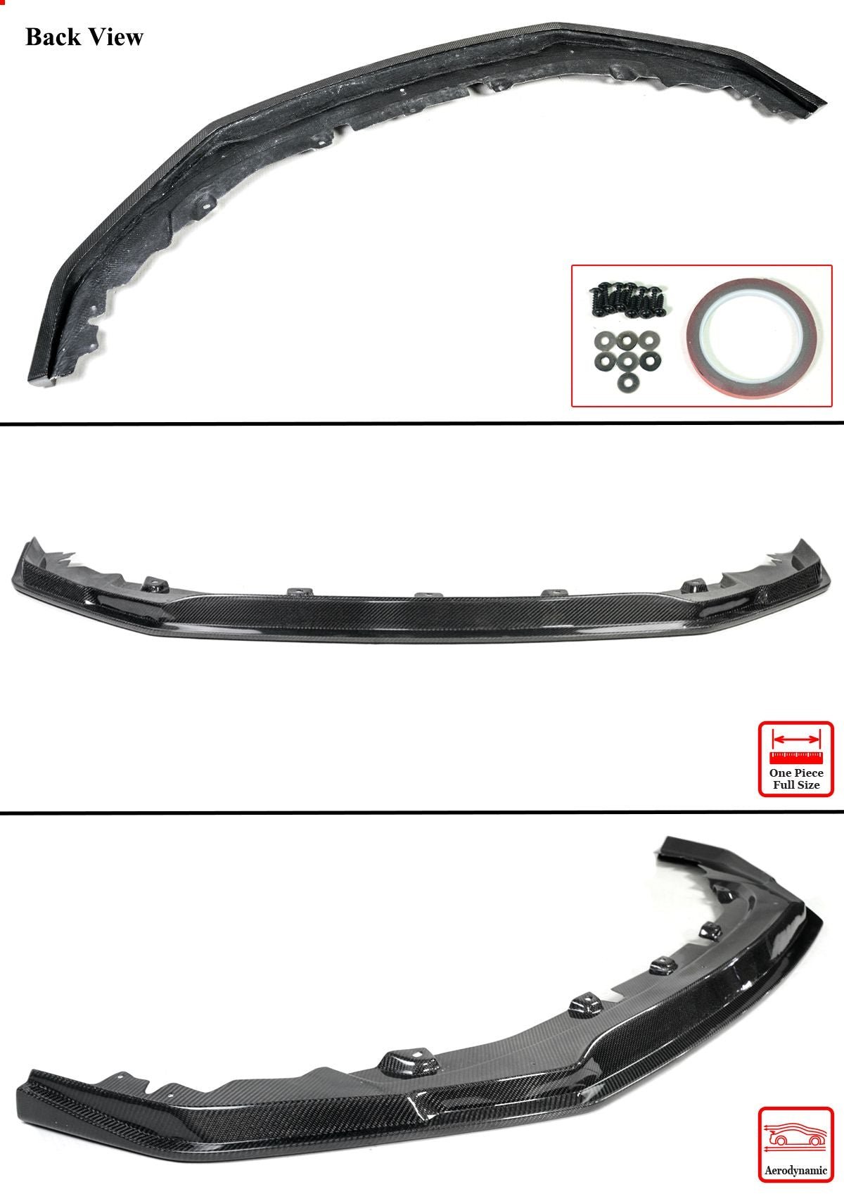 CS Style Carbon Fiber Front Splitter Lip - Subaru BRZ Zd8
